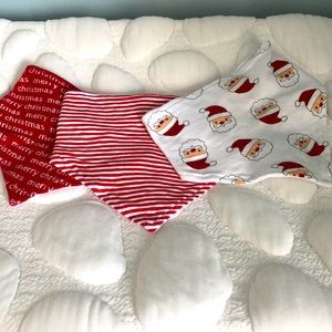 Christmas Baby bandana bibs set